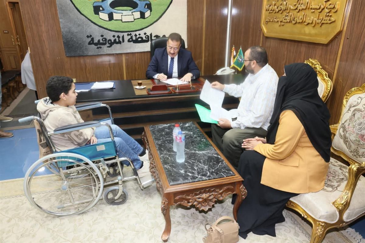 محافظ المنوفية اللواء إبراهيم أبو ليمون&nbsp;