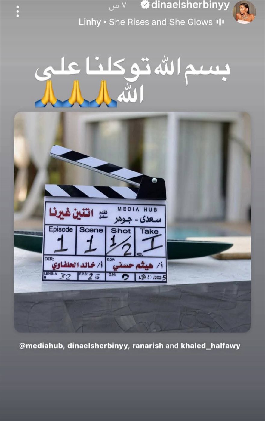 ستوري دينا الشربيني