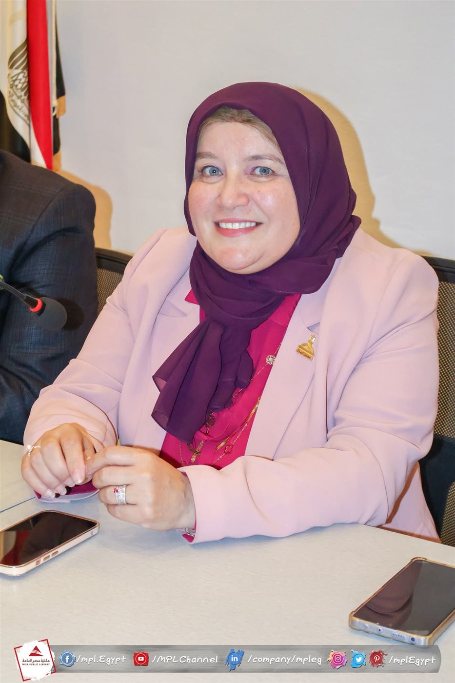 الدكتورة رانيا لاشين مستشار نقيب الإعلاميين