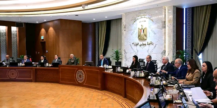 مجلس الوزراء برئاسة الدكتور مصطفي مدبولي رئيس الوزراء&nbsp;