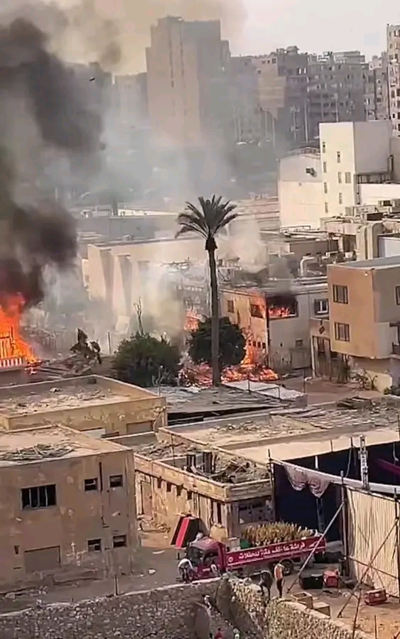 حريق استوديو مصر