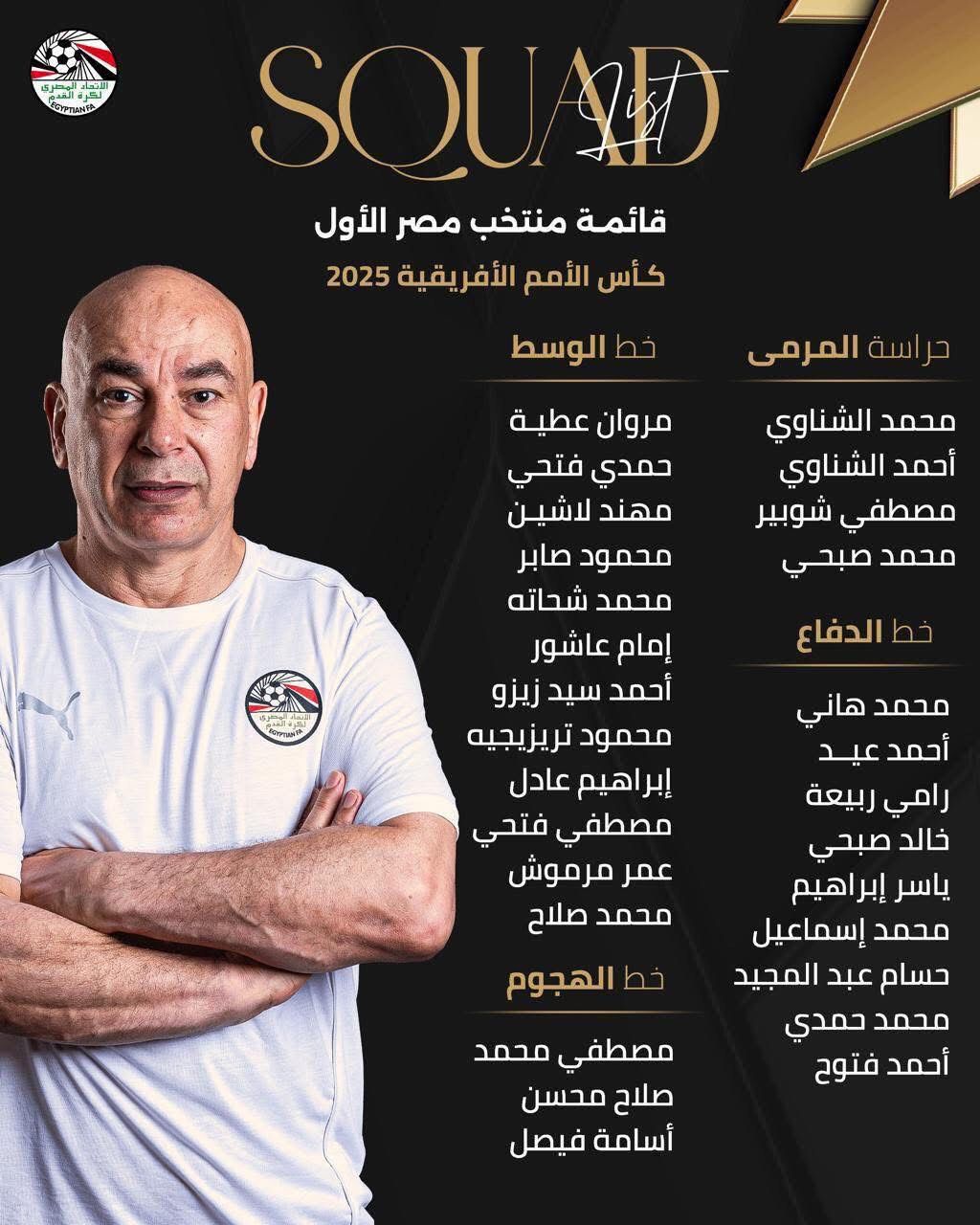 قائمة منتخب مصر