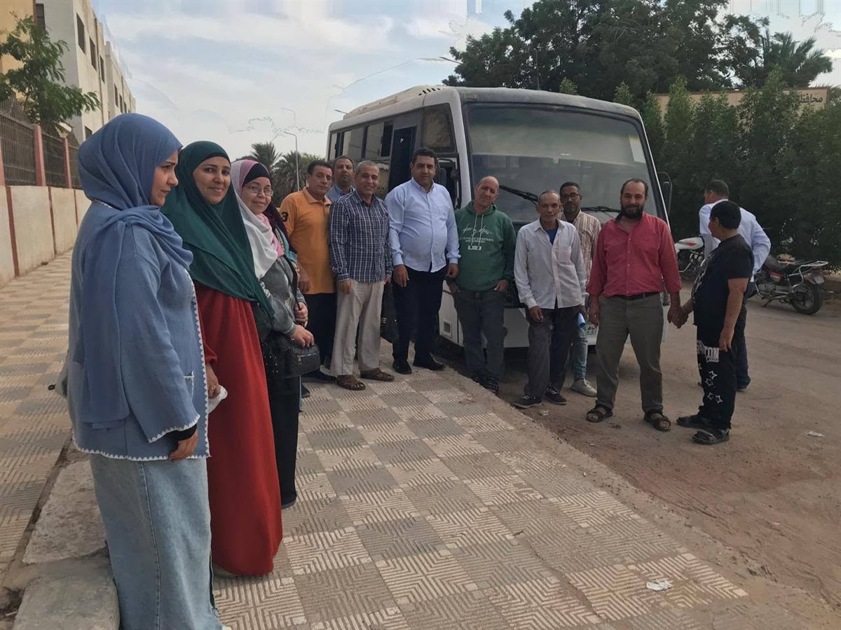 مشاركة العاملين بمديرية العمل بجنوب سيناء في انتخابات مجلس النواب