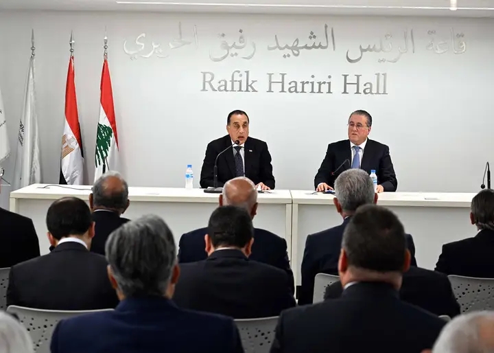 رئيس الوزراء: مصر تنظر إلى لبنان ليس فقط كشريك سياسي بل كشريك اقتصادي محوري واستراتيجي