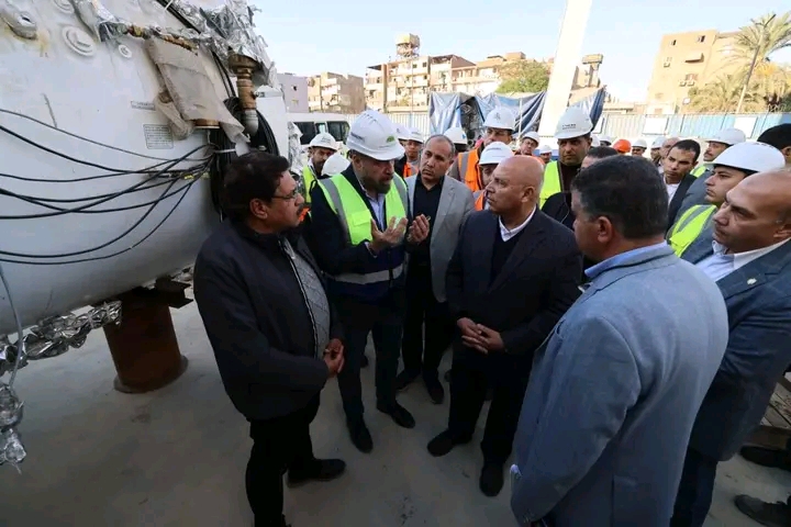 وزير الصناعة والنقل يجري جولة &nbsp;هامة بالمرحلة الأولى من الخط الرابع للمترو