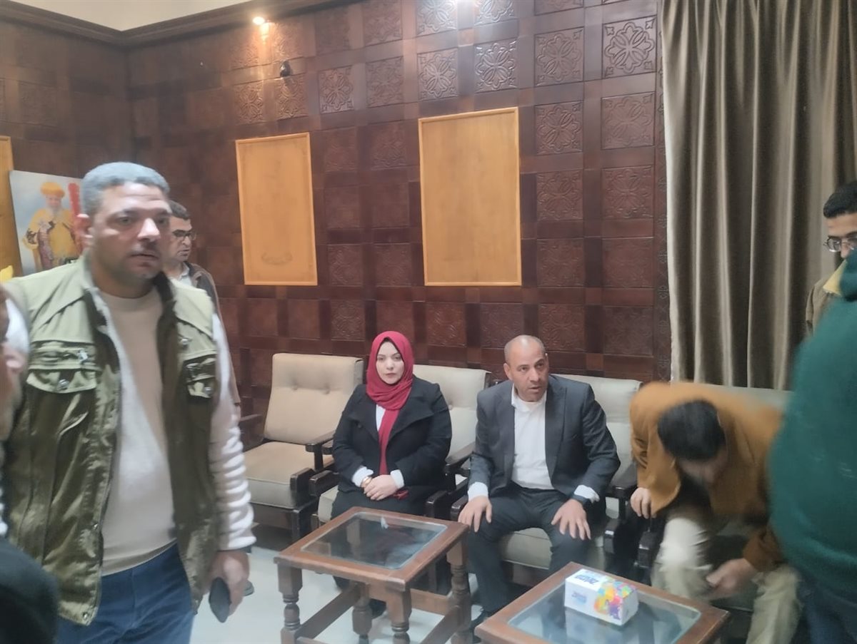 قيادات مركز أبو النمرس بالجيزة في زيارة لدير أبو سيفين بطموه بمناسبة عيد الميلاد المجيد