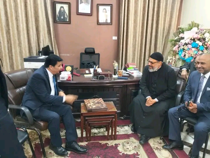 اللواء عصام العزب زيارة سلام ومحبة لتهنئة الأخوة المسيحيين بعيد الميلاد المجيد