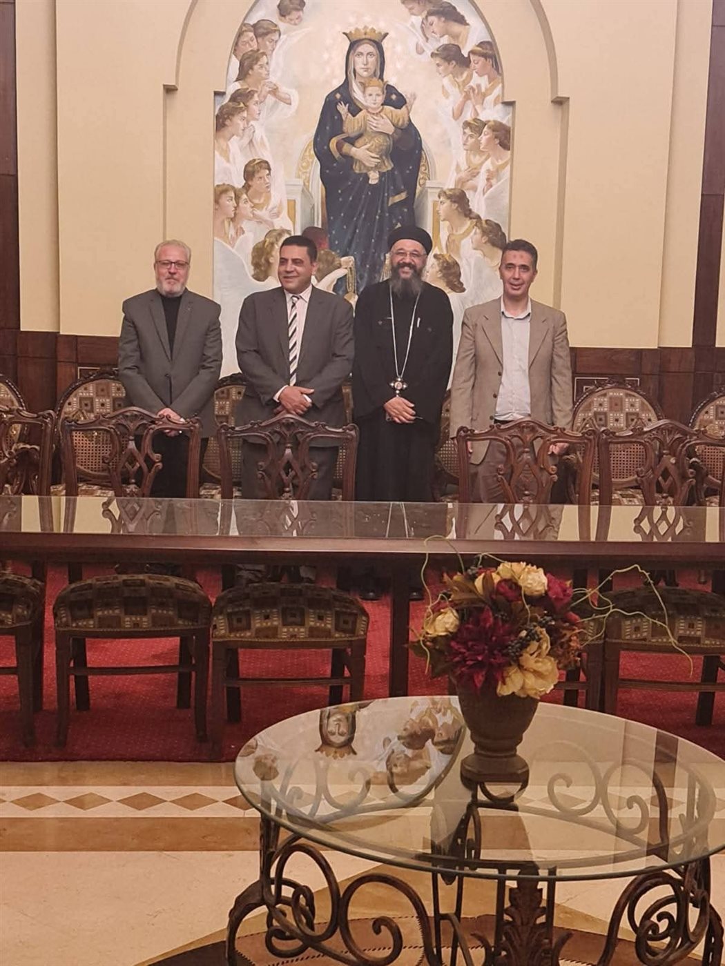 مديرية العمل تشارك الاقباط احتفالات عيد الميلاد بكاتدرائية السمائيين بشرم الشيخ