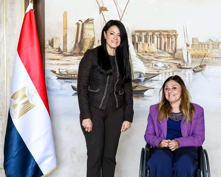 وزيرة التخطيط والتنمية الاقتصادية والتعاون الدولي تستقبل المشرف العام على المجلس القومي للأشخاص ذوي الإعاقة