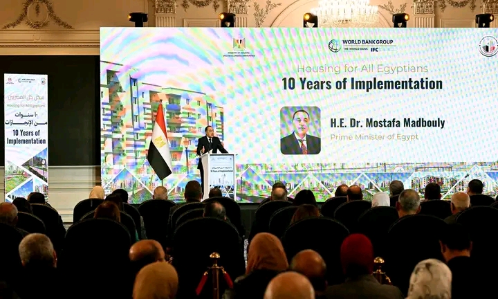 رئيس الوزراء يلقي كلمة خلال احتفالية صندوق الإسكان الاجتماعي بإنجازات 10 سنوات على المبادرة الرئاسية 