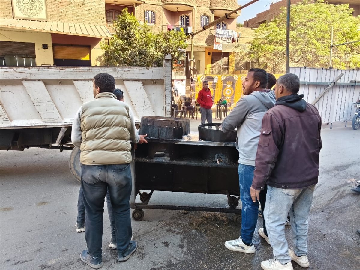 إشغالات أبو النمرس بجنوب الجيزة تشن حملة مكثفة بمنطقة ترسا