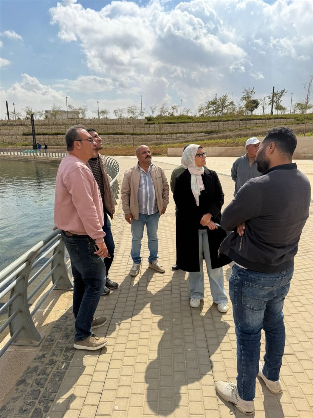 جولة ميدانية لرئيس جهاز العاصمة الجديدة &nbsp;بمنطقة (الحدائق المركزية)