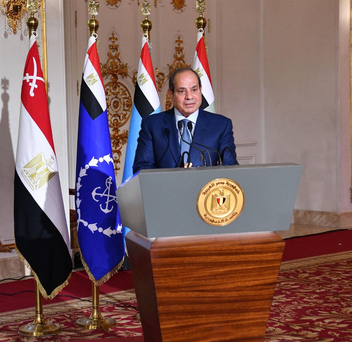 حضر السيد الرئيس السيسي، رئيس الجمهورية، القائد الأعلى للقوات المسلحة، حفل الإفطار السنوي الذي أقامته القوات المسلحة تزامناً مع الاحتفال بذكرى انتصارات العاشر من رمضان
