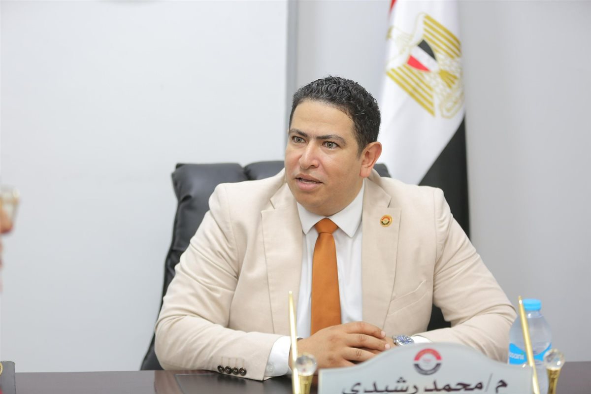 المهندس محمد رشيدي أمين عام حزب الحرية المصري