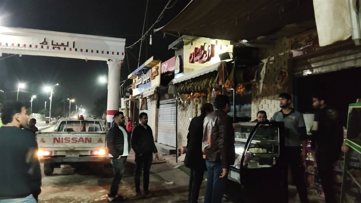تحرير محضرين: أثتاء مرور رئيس مدينة العياط بالجيزة لتنفيذ مواعيد الغلق المعُلن عنها