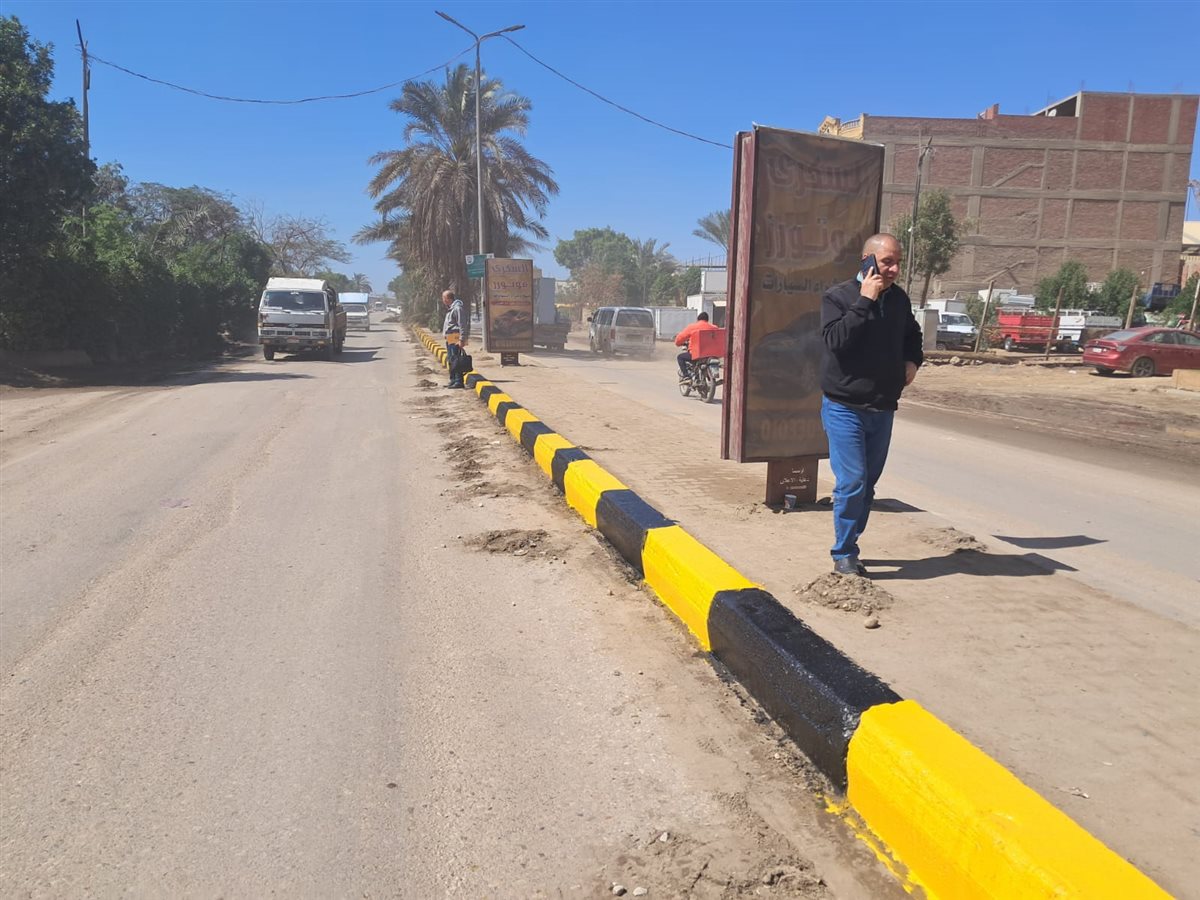 دهانات بلدورات طريق مصر أسيوط الزراعي ورفع الإشغالات من أبو النمرس بالجيزة