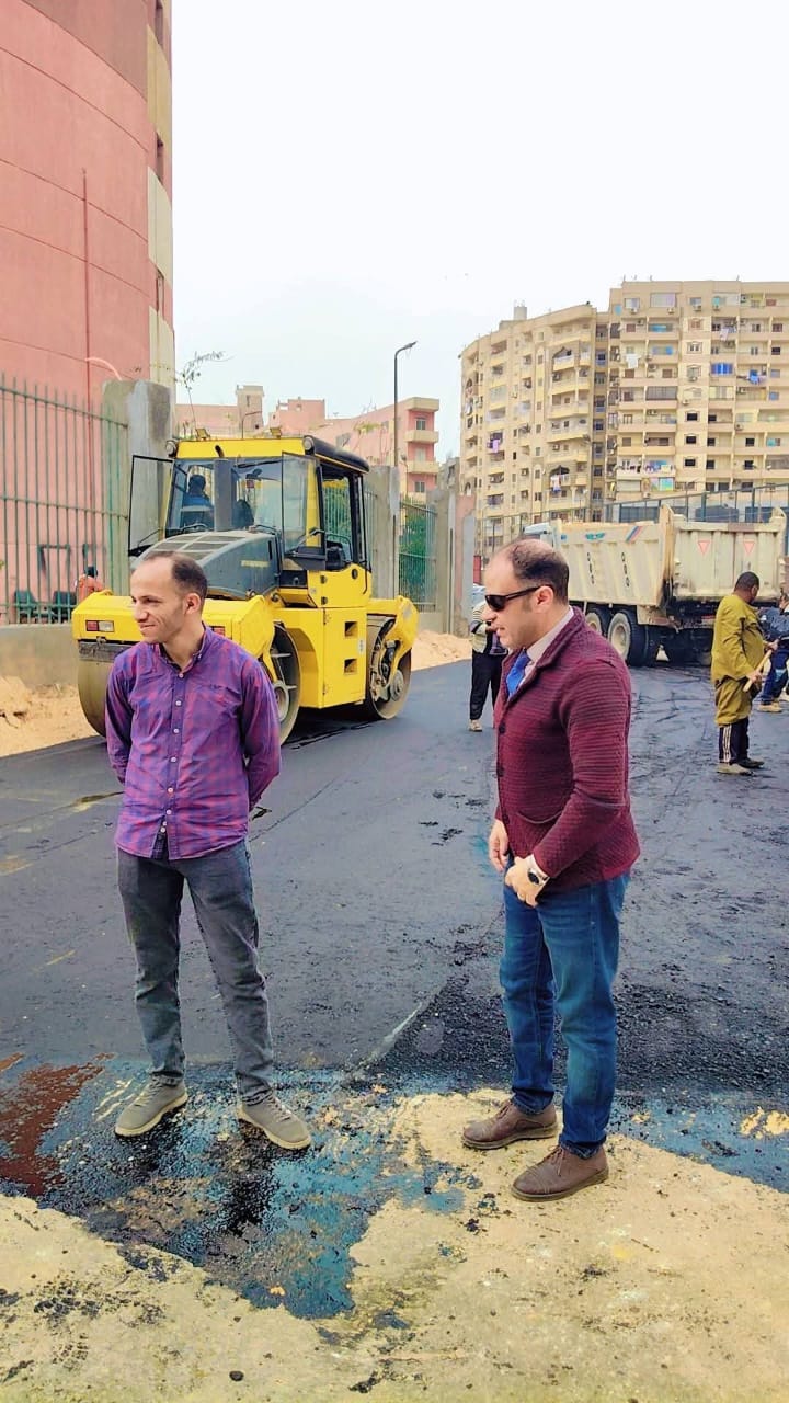 رصف وتطوير شوارع أسيوط &nbsp;لتعزيز السيولة المرورية