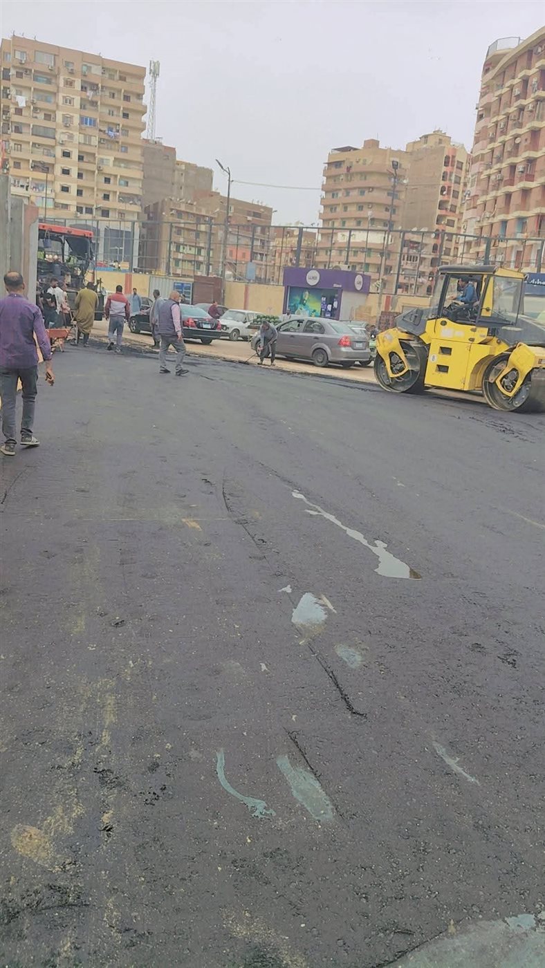 رصف وتطوير شوارع أسيوط &nbsp;لتعزيز السيولة المرورية