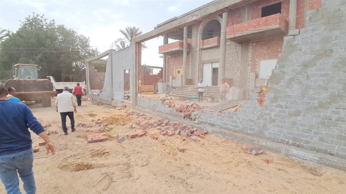 حملات إزالة بمركز أبو النمرس بجنوب الجيزة بمتابعة المهندس رمضان عمارة رئيس المدينة