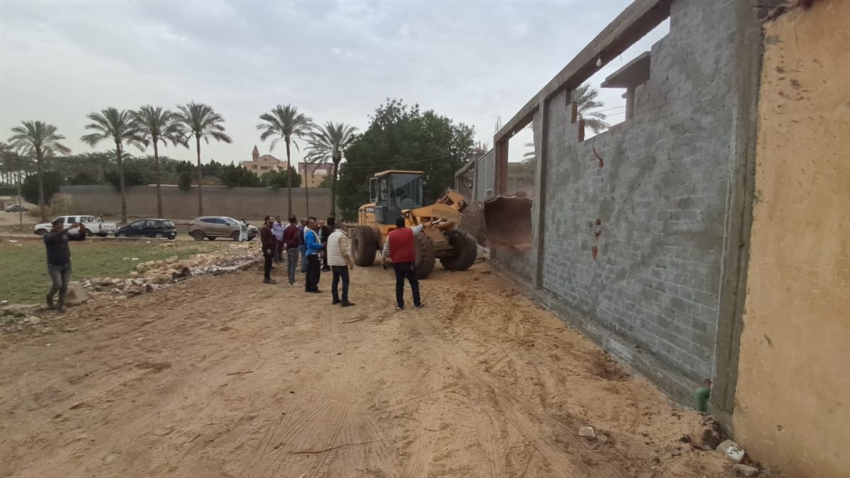 حملات إزالة بمركز أبو النمرس بجنوب الجيزة بمتابعة المهندس رمضان عمارة رئيس المدينة