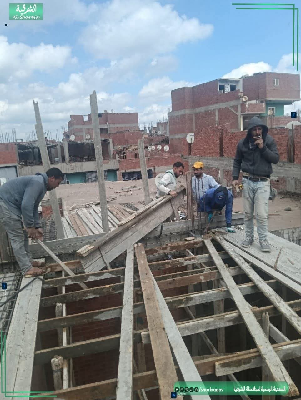 حملات إزالة مخالفات البناء تستمر في الشرقية