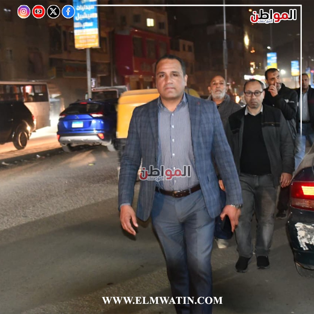 الأستاذ محمد غنيم رئيس مجلس مدينة الخصوص يتابع قرار الغلق بشوارع الخصوص