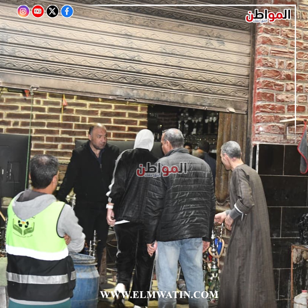 الأستاذ محمد غنيم رئيس مجلس مدينة الخصوص يتابع قرار الغلق بشوارع الخصوص