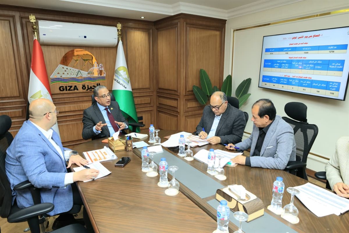 محافظ الجيزة يشدد على تسريع التقنين والتصالح بالعياط ويوجه بخطة تنموية تلبي احتياجات المواطنين