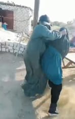 اثناء التعدي بالضرب بسبب الخلافات الاعئلية على الميراث