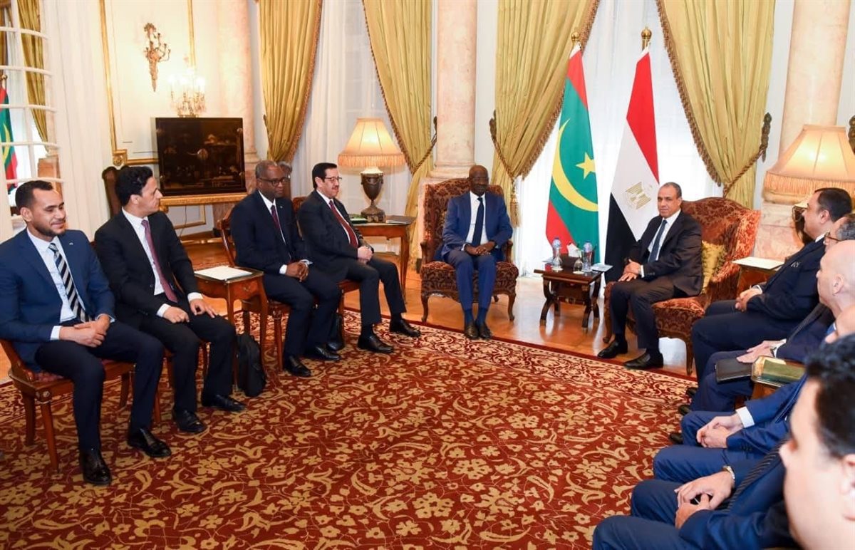 وزير الخارجية يبحث مع نظيره الموريتاني تعزيز التعاون الثنائي