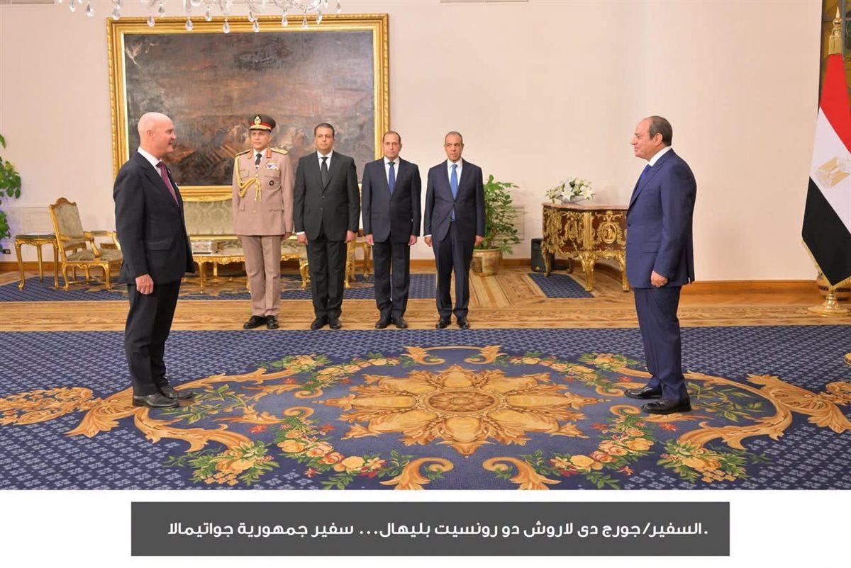 السفير / جورج دي لاروش سفير جمه جواتيمالا&nbsp;