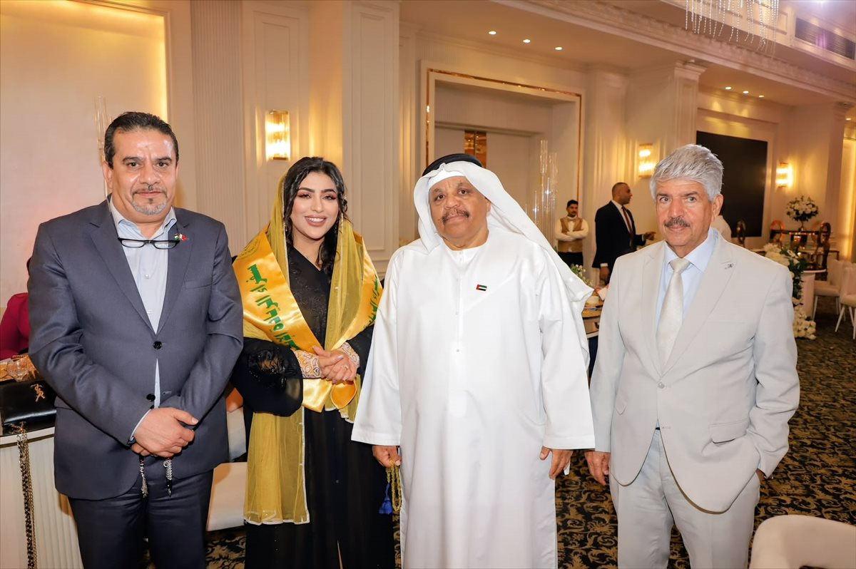 إيناس محمد برفقة المشاركين في احتفالية شفاء الأورمان بالأقصر