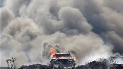 حريق هائل في هندوراس وسط احتجاجات طلاب الجامعات 