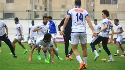 تدريبات فنيه وتكتيكيه في مران الإسماعيلي اليوم