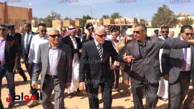 فيديو| محافظ جنوب سيناء يتفقد لجنة الشهيد فريد عزت وهبه أبو رديس