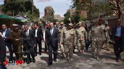 صور| محافظ بني سويف ومديرا قوات التأمين والأمن يتفقدون لجان انتخابات الرئاسة 2018 