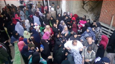 صور| انتخابات الرئاسة المصرية 2018| لإقبال كثيف من المواطنين على اللجان الانتخابية بالإسكندرية 
