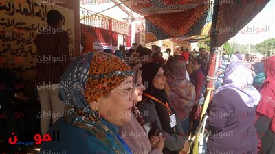 انتخابات الرئاسة 2018| صور.. توافد المواطنين أمام اللجان بالوادى الجديد