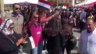 انتخابات الرئاسة 2018| فيديو.. إقبال كثيف أمام لجنة مدرسة الاجتهاد في مصر القديمة