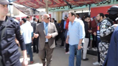 مدير أمن البحيرة يتفقد لجان انتخابات الرئاسة 2018 في دمنهور وابو حمص وكفر الدوار