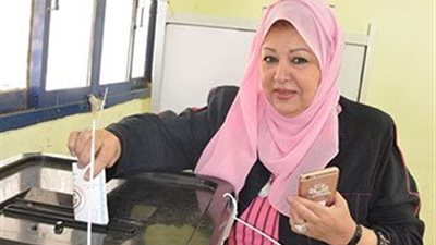 عفاف شعيب تحتفل مع أهالي المهندسين بـ الانتخابات الرئاسية 2018