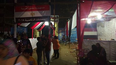 أهالي شبرا يحشدون ليلاً للتصويت بالانتخابات الرئاسية 2018 
