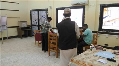 استمرار توافد المواطنين للإدلاء بأصواتهم فى انتخابات الرئاسة 2018 بـ
