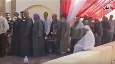 الإقبال على لجان مدينة بدر في ثاني أيام انتخابات الرئاسة المصرية 2018 