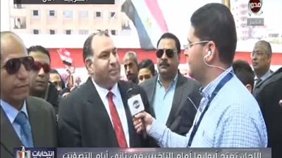 الانتخابات المصرية 2018.. محمد فودة يهتف 