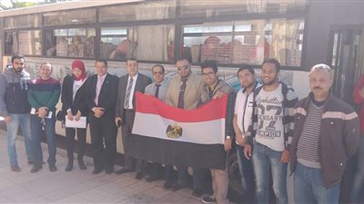 حافلات جامعة الإسكندريه فى خدمة الرئاسية 