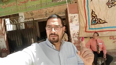 الانتخابات المصرية 2018..الإعلامي إبراهيم الجارحي يدلي بصوته