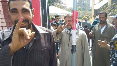 إقبال كثيف على المدرسة القومية بشارع معروف للتصويت في انتخابات الرئاسة المصرية 2018 