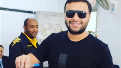 رامي صبري وزوجته يشاركان في الانتخابات الرئاسية المصرية 2018