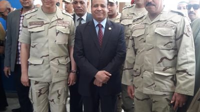 النائب محمود الضبع يتفقد لجان الانتخابية الرئاسية 2018 